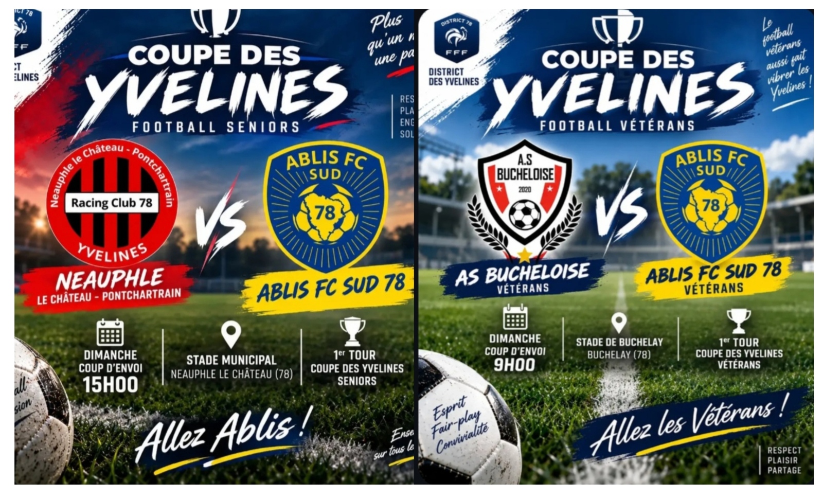 Match Coupe des Yvelines ce week-end