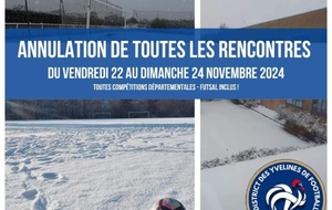 Week-end foot les 23 & 24/11 a Ablis 