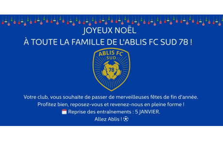 Bonnes vacances et fetes de fin d'annee